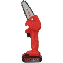 JMAX Tronçonneuse à Batterie 4 Pouces 88V Avec Batterie Portable Scie Électrique Jardin Logging Rouge -Scie électrique portative Soldes 60355446 3