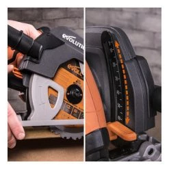 EVO 671184 SCIE CIRCULAIRE RAGE R185CCS -Scie électrique portative Soldes 60547659 4