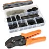 GALOZZOIT Outils De Sertissage SN-28B Dupont Sertisseuse à Cliquet Avec Dupont Mâle/Femelle Connecteurs à Broches 0.1-1.0mm²Sertissage Dupont Pour 2.54mm 3.96mm Connecteur KF2510 28-18AWG