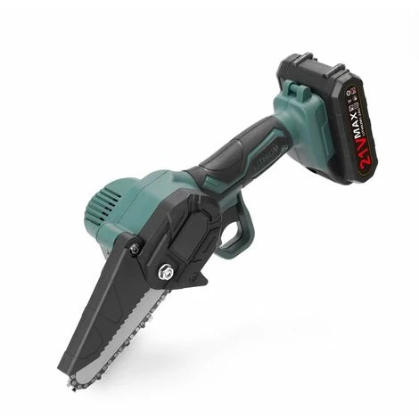 LITZEE Scie à Chaîne électroportative Mini Scie à Chaîne électrique Sans Fil De 4 Pouces 21V Petite Scie à Main Domestique Pour Abattage D'arbres Scie électrique Portable Au Lithium Bois D'élagage De Jardin Et De Jardin Scie à Chaîne électrique à Une Main 1 LITZEE Scie à Chaîne électroportative Mini Scie à Chaîne électrique Sans Fil De 4 Pouces 21V Petite Scie à Main Domestique Pour Abattage D'arbres Scie électrique Portable Au Lithium Bois D'élagage De Jardin Et De Jardin Scie à Chaîne électrique à Une Main