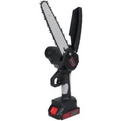 MANTA Scie à Chaine élagueuse Sans Fil 18V 8" VIOLEWORKS Scie à Chaine Scie à Buche électrique Avec 2 Batteries