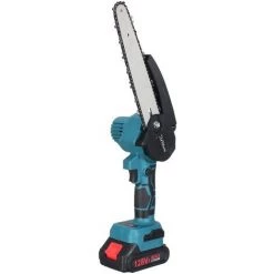 MANTA Scie à Chaine élagueuse Sans Fil Brushless 18V 8" VIOLEWORKS Scie à Chaine électrique 2 Batteries