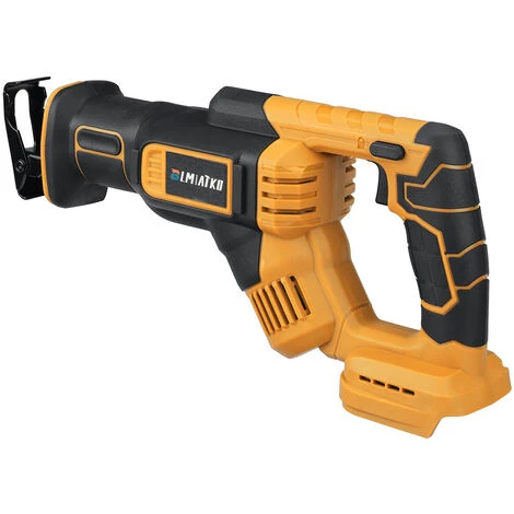 MANTA Scie Sabre Sans Fil électrique BLMIATKO Scie Alternative 0-3000rpm / Min 18V Jaune 4 MANTA Scie Sabre Sans Fil électrique BLMIATKO Scie Alternative 0-3000rpm / Min 18V Jaune – Image 4