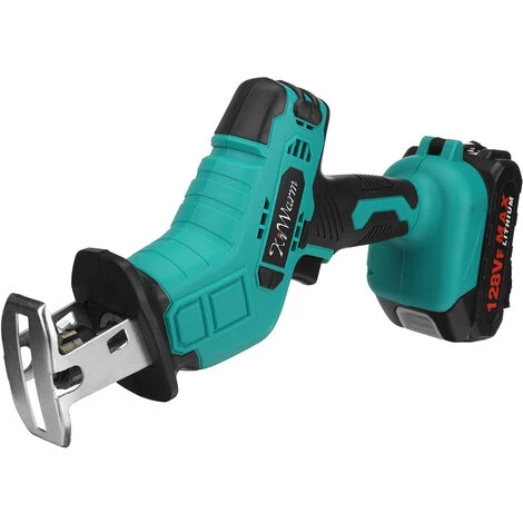 MANTA Scie Sabre Sans Fil électrique Kiwarm Brushless Scie Alternative 0-3000rpm / Min 18V 2 Batterie - 4 Lames 2 MANTA Scie Sabre Sans Fil électrique Kiwarm Brushless Scie Alternative 0-3000rpm / Min 18V 2 Batterie - 4 Lames – Image 2