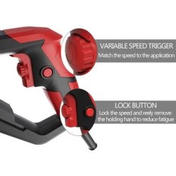 METERK Scie Sabre 850W 0-2800SPM Avec Poignée Rotative Antidérapante Vitesse Variable Avec Lames De Scie 8 METERK Scie Sabre 850W 0-2800SPM Avec Poignée Rotative Antidérapante Vitesse Variable Avec Lames De Scie -Scie électrique portative Soldes 61552904 4