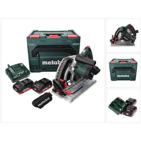 METABO® Metabo KT 18 LTX 66 BL Scie Circulaire Plongeante Sans Fil 18 V 165 Mm + 2x Batteries 4.0 Ah + Chargeur + Coffret MetaBOX 3 METABO® Metabo KT 18 LTX 66 BL Scie Circulaire Plongeante Sans Fil 18 V 165 Mm + 2x Batteries 4.0 Ah + Chargeur + Coffret MetaBOX – Image 3