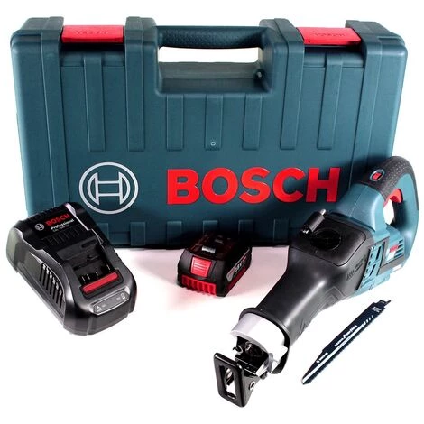 Bosch GSA 18V-32 Scie Sabre Sans Fil 18V Brushless + Coffret De Transport + 1x Batterie 5,0Ah + Chargeur 3 Bosch GSA 18V-32 Scie Sabre Sans Fil 18V Brushless + Coffret De Transport + 1x Batterie 5,0Ah + Chargeur – Image 3