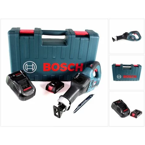 Bosch GSA 18V-32 Scie Sabre Sans Fil 18V Brushless + Coffret De Transport + 1x Batterie 2,0Ah + Chargeur 2 Bosch GSA 18V-32 Scie Sabre Sans Fil 18V Brushless + Coffret De Transport + 1x Batterie 2,0Ah + Chargeur – Image 2