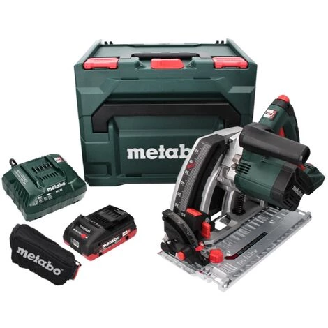 METABO® Metabo KT 18 LTX 66 BL Scie Circulaire Plongeante Sans Fil 18 V 165 Mm + 1x Batterie 4.0 Ah + Chargeur + Coffret MetaBOX 2 METABO® Metabo KT 18 LTX 66 BL Scie Circulaire Plongeante Sans Fil 18 V 165 Mm + 1x Batterie 4.0 Ah + Chargeur + Coffret MetaBOX – Image 2