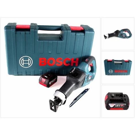Bosch GSA 18V-32 Scie Sabre Sans Fil 18V Brushless + Coffret De Transport + 1x Batterie 5,0Ah - Sans Chargeur 1 Bosch GSA 18V-32 Scie Sabre Sans Fil 18V Brushless + Coffret De Transport + 1x Batterie 5,0Ah - Sans Chargeur