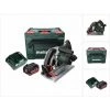 METABO® Metabo KT 18 LTX 66 BL Scie Circulaire De Plongée Sans Fil 18 V 165 Mm + 1x Batterie 10,0 Ah + Chargeur + Coffret MetaBOX