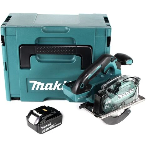 Makita DCS 553 G1J Scie Circulaire à Métaux Sans Fil 18V 150 Mm + 1x Batterie 6,0Ah + Cofffret Makpac - Sans Chargeur 2 Makita DCS 553 G1J Scie Circulaire à Métaux Sans Fil 18V 150 Mm + 1x Batterie 6,0Ah + Cofffret Makpac - Sans Chargeur – Image 2