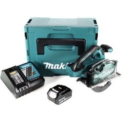 Makita DCS 553 RG1J Scie Circulaire à Métaux Sans Fil 18V 150 Mm Brushless + 1x Batterie 6.0Ah + Chargeur + Makpac -Scie électrique portative Soldes 63374015 2