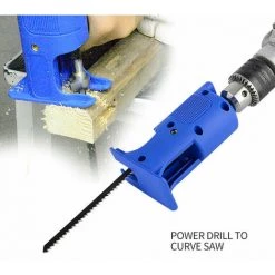 SINCèREETALI Scie Alternative électrique Perceuse électrique Tours Scie Sauteuse (Bleu) -Scie électrique portative Soldes 63519338 3