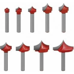 SINCèREETALI 6 Poignées Bouche Pointue Couteau à Découper Couteau à Bois Fantaisie Fraisage Couteau à Découper Machine Couteau à Découper Couteau 6X10 -Scie électrique portative Soldes 63526386 3