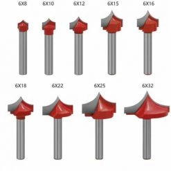 SINCèREETALI 6 Poignées Bouche Pointue Couteau à Découper Couteau à Bois Fantaisie Fraisage Couteau à Découper Machine Couteau à Découper Couteau 6X10 -Scie électrique portative Soldes 63526386 5