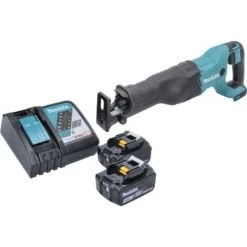 Makita DJR 186 RT Scie Sabre Sans Fil 18 V + 2x Batteries 5,0 Ah + Chargeur -Scie électrique portative Soldes 63725178 2