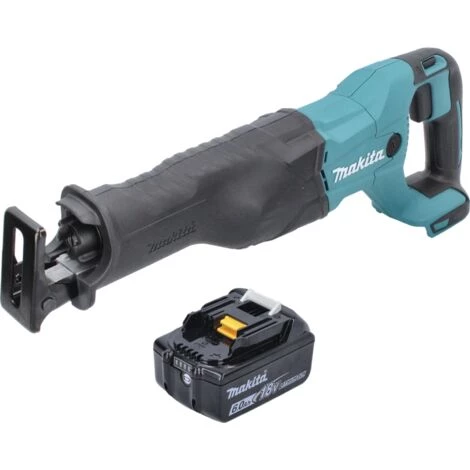 Makita DJR 186 G1 Scie Sabre Sans Fil 18 V + 1x Batterie 6,0 Ah - Sans Chargeur 2 Makita DJR 186 G1 Scie Sabre Sans Fil 18 V + 1x Batterie 6,0 Ah - Sans Chargeur – Image 2
