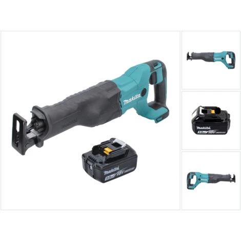 Makita DJR 186 T1 Scie Sabre Scie Sabre Sans Fil 18 V + 1x Batterie 5,0 Ah - Sans Chargeur 1 Makita DJR 186 T1 Scie Sabre Scie Sabre Sans Fil 18 V + 1x Batterie 5,0 Ah - Sans Chargeur