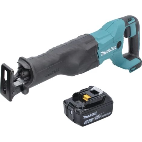 Makita DJR 186 T1 Scie Sabre Scie Sabre Sans Fil 18 V + 1x Batterie 5,0 Ah - Sans Chargeur 2 Makita DJR 186 T1 Scie Sabre Scie Sabre Sans Fil 18 V + 1x Batterie 5,0 Ah - Sans Chargeur – Image 2
