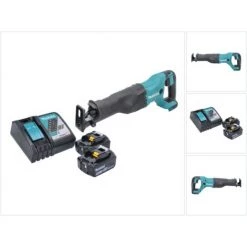 Makita DJR 186 RG Scie Sabre Sans fil 18 V + 2x Batteries 6,0 Ah + Chargeur