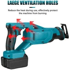 LIFCAUSAL Scies Alternatives Multifonctions Portables Scies Sabres D'extérieur Outils électriques Pour Couper Le Métal, Le Bois, Les Plastiques En PVC (hôte) -Scie électrique portative Soldes 63810615 2