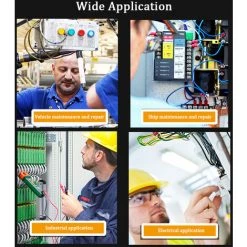 SUPERSELLER 60 Pièces Jeu De Cosses De Câble Pour Fil 6-25mm² Cosses De Fil De Cuivre étamé Extrémités De Câble De Batterie Connecteurs De Fil à Sertir Cosses à Anneau - Argent - Argent -Scie électrique portative Soldes 63860976 5