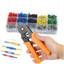 SUPERSELLER Pince à Sertir Professionnelle Auto-réglable Pour Fil De Câble Pince à Sertir Outil Pince à Sertir 0,25-6,0 Mm² + 1640 Pièces De Cordon Isolé En Cuivre Bornes à Sertir Connecteur De Fil électrique AWG23-10 Ensemble 9 SUPERSELLER Pince à Sertir Professionnelle Auto-réglable Pour Fil De Câble Pince à Sertir Outil Pince à Sertir 0,25-6,0 Mm² + 1640 Pièces De Cordon Isolé En Cuivre Bornes à Sertir Connecteur De Fil électrique AWG23-10 Ensemble -Scie électrique portative Soldes 63862963 5