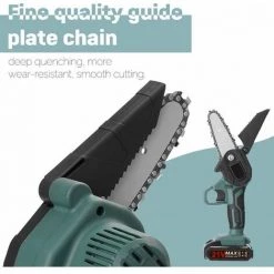 GroupM Norme Européenne 4 Pouces Une électrique Une Charge Bleu Mini Scie électrique Au Lithium Rechargeable Tronçonneuse électrique D'élagage 8 GroupM Norme Européenne 4 Pouces Une électrique Une Charge Bleu Mini Scie électrique Au Lithium Rechargeable Tronçonneuse électrique D'élagage -Scie électrique portative Soldes 63893997 4