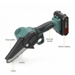 GroupM Norme Européenne 4 Pouces Une électrique Une Charge Bleu Mini Scie électrique Au Lithium Rechargeable Tronçonneuse électrique D'élagage 9 GroupM Norme Européenne 4 Pouces Une électrique Une Charge Bleu Mini Scie électrique Au Lithium Rechargeable Tronçonneuse électrique D'élagage -Scie électrique portative Soldes 63893997 5