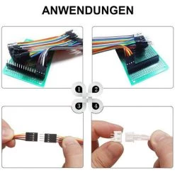 HAZEL Outil De Sertissage Dupont AWG26-18, Sertissage à Cliquet Dupont Avec 1550 Connecteurs Males/femelles Dupont 0,1-1,0 Mm2 Et 460 Connecteurs JST Pour Connecteur 2,54 Mm 3,96 Mm, Etc. -Scie électrique portative Soldes 64197495 5