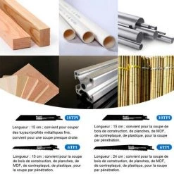 ONEVAN Scie Sabre,scie Alternative électrique Sans Fil, 3600W, 12000SPM, Sans Brosse, Vitesse Variable, Outil De Coupe Du Métal Et Du Bois, Pour Batterie Makita 18V - Avec 2 Batterie 9 ONEVAN Scie Sabre,scie Alternative électrique Sans Fil, 3600W, 12000SPM, Sans Brosse, Vitesse Variable, Outil De Coupe Du Métal Et Du Bois, Pour Batterie Makita 18V - Avec 2 Batterie -Scie électrique portative Soldes 64211026 5