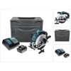 Makita DSS 611 ST1X Scie Circulaire Sans Fil 18 V 165 Mm + 1x Batterie 5,0 Ah + Chargeur + Makbox