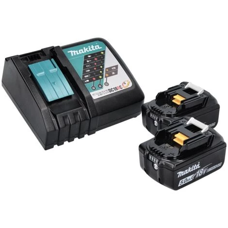Makita DSS 611 RT Scie Circulaire Sans Fil 18 V 165 Mm + 2x Batteries 5,0 Ah + Chargeur 2 Makita DSS 611 RT Scie Circulaire Sans Fil 18 V 165 Mm + 2x Batteries 5,0 Ah + Chargeur – Image 2