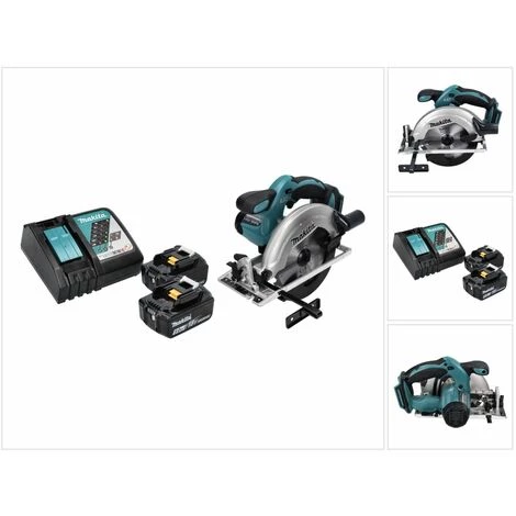 Makita DSS 611 RT Scie Circulaire Sans Fil 18 V 165 Mm + 2x Batteries 5,0 Ah + Chargeur 5 Makita DSS 611 RT Scie Circulaire Sans Fil 18 V 165 Mm + 2x Batteries 5,0 Ah + Chargeur – Image 5