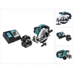 Makita DSS 611 RG Scie Circulaire Sans Fil 18 V 165 Mm + 2x Batteries 6,0 Ah + Chargeur