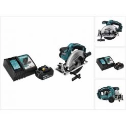 Makita DSS 611 RT1 Scie Circulaire Sans Fil 18 V 165 Mm + 1x Batterie 5,0 Ah + Chargeur -Scie électrique portative Soldes 64392407 5