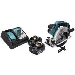 Makita DSS 611 RF Scie Circulaire Sans Fil 18 V 165 Mm + 2x Batteries 3,0 Ah + Chargeur