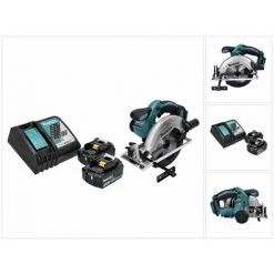 Makita DSS 611 RF Scie Circulaire Sans Fil 18 V 165 Mm + 2x Batteries 3,0 Ah + Chargeur -Scie électrique portative Soldes 64529749 4