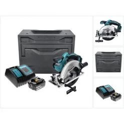 Makita DSS 611 SF1X Scie Circulaire Sans Fil 18 V 165 Mm + 1x Batterie 3,0 Ah + Chargeur + Makbox