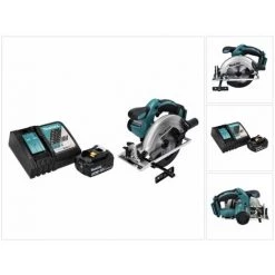 Makita DSS 611 RF1 Scie Circulaire Sans Fil 18 V 165 Mm + 1x Batterie 3,0 Ah + Chargeur -Scie électrique portative Soldes 64529757 4