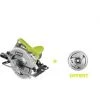 Scie Circulaire RYOBI 1600W 66mm - 1 Lames 48 Dents - 1 Lame 24 Dents - RCS1600-K2B
