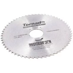 BRICO XS Disque Scie Circulaire Bois 125mm 60Z 22,2 Sans ...