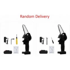 LITZEE Scie à Chaîne électroportative Maison Jardin Jardin Scie D'élagage Mini-scie à Chaîne électrique Portative (noir) Norme Européenne 4 Pouces 550W Scie D'élagage électrique Une électricité Un Chargeur, Scie à Chaîne électroportative -Scie électrique portative Soldes 65812929 3