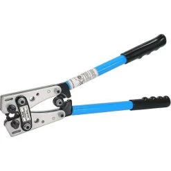 Cisea Outils De Sertissage De Cosse De Câble De Batterie 6-50mm Coupe De Fil à Cliquet Pour Câble De Fil De Borne D'outil De Sertissage De Awg 1/0, 2, 4, 6, 8, 10 -épais Et Renforcé