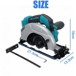 Scie Circulaire Fantablau 1200W 180mm électrique Sans Fil Pour Makita 18V (Batterie NON INCLUSE) -Scie électrique portative Soldes 67287484 5