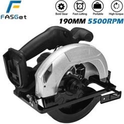 Scie Circulaire électrique Fantablau 5500 Tr/min 190 Mm Pour Batterie Makita 18 V (sans Batterie)