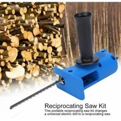 TANèTUE Scie Alternative électrique, Scie Sauteuse électrique, Accessoires D'outils De Perceuse électrique, Utilisés Pour La Coupe Du Bois Et Du Métal -Scie électrique portative Soldes 67429515 3