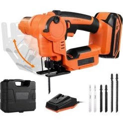 PEDY Scie Sauteuse Pendulaire 18 V TLJS02D- 6 Lames -Scie électrique portative Soldes 67634309 2