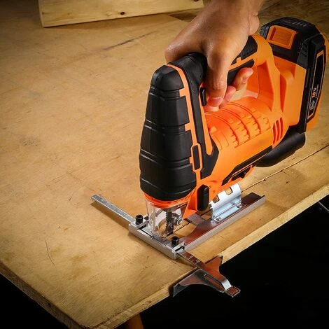 PEDY Scie Sauteuse 18V, Scie Sauteuse Sans Fil, 0~2700 SPM, 0-45° Coupe En Biseau, Plastique, Métal, Avec Chargeur 5 PEDY Scie Sauteuse 18V, Scie Sauteuse Sans Fil, 0~2700 SPM, 0-45° Coupe En Biseau, Plastique, Métal, Avec Chargeur – Image 5